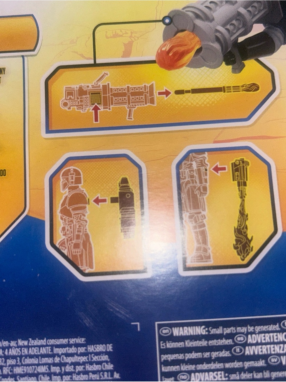 Star Wars Paz Vizsla w Jet Pack & Rocket Launcher 4in Figure Hasbro 2024 New - Picture 5 of 6